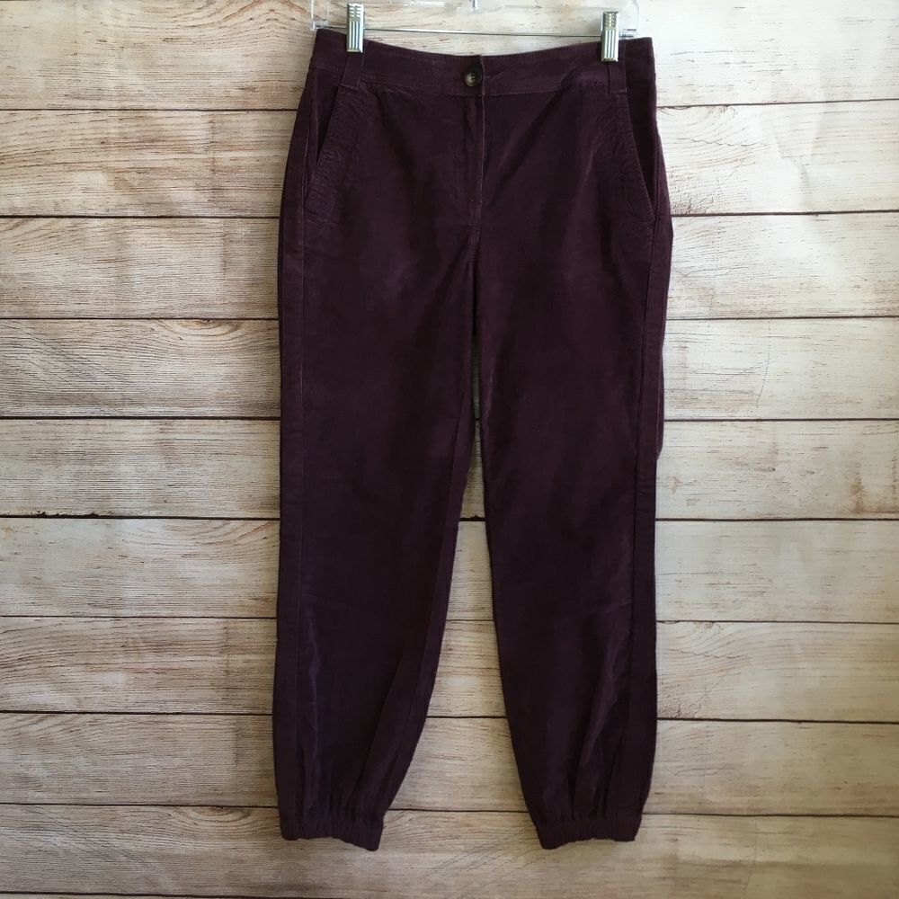 BODEN GOWRIE JOGGER PANTS IN DEEP WISTERIA CORDUROY